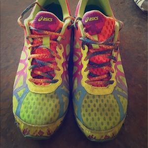 Asics Neon Running Shoe