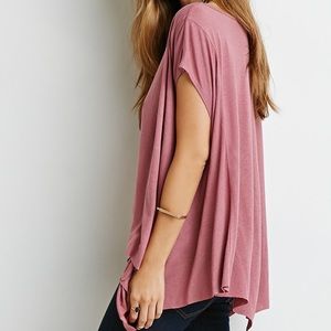 Forever 21 Mauve Trapeze Top