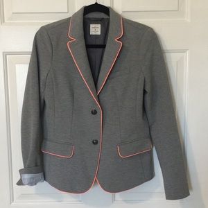 Grey Gap Academy Blazer with neon piping.