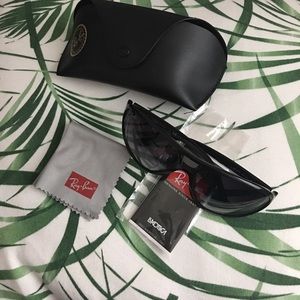 Rayban plastic frame aviators