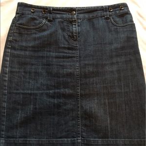 J. Crew denim skirt