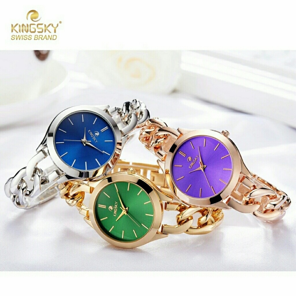 Women Chain Bracelet Watch