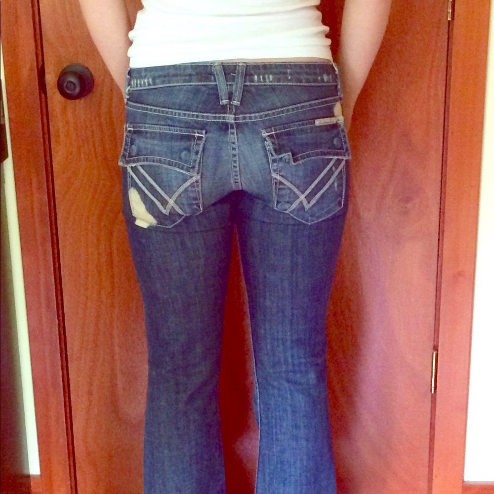 William Rast low-rise flare jeans