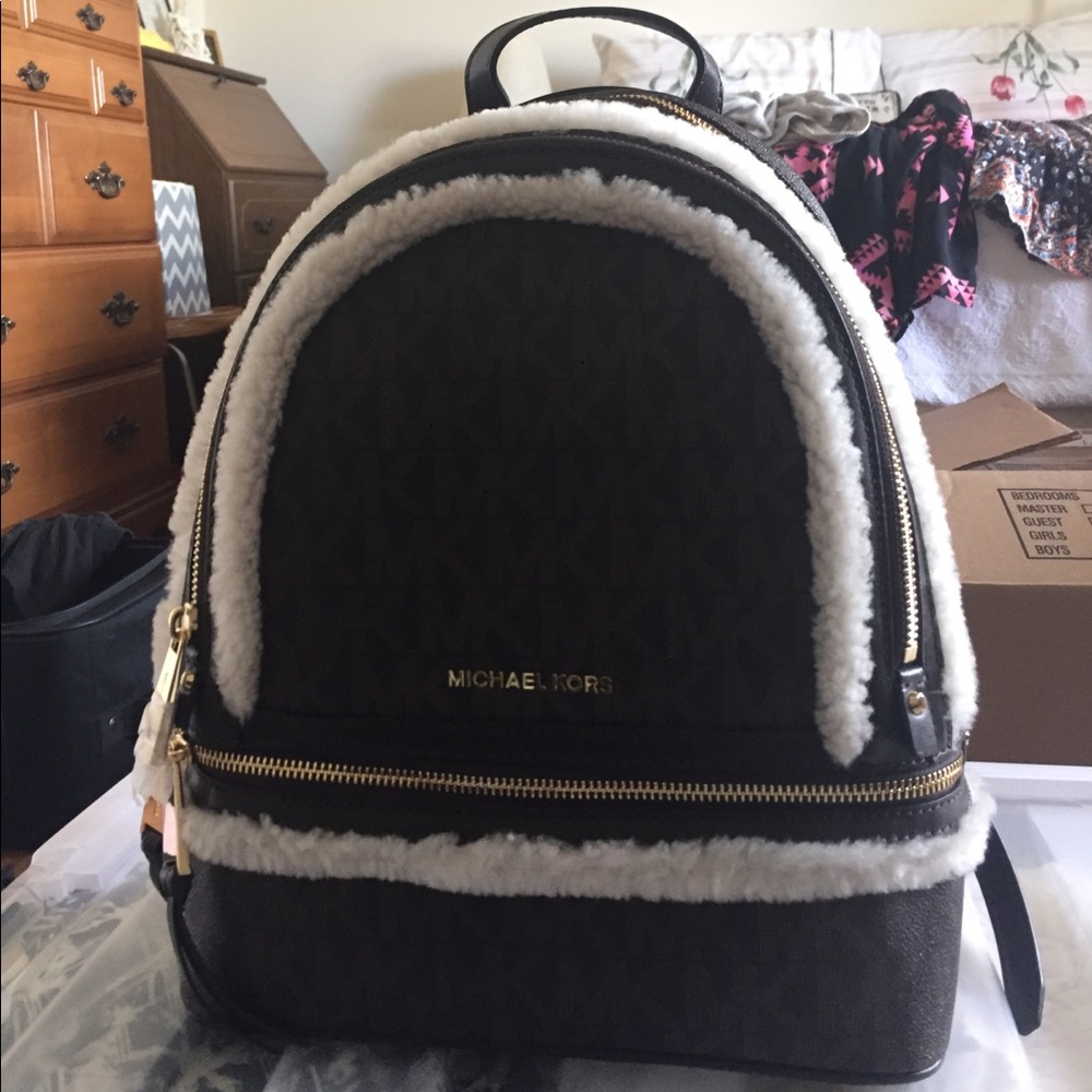 A brand new Michael Kors backpack