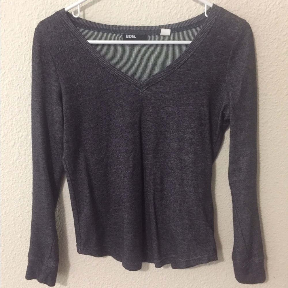 BDG gray long sleeve shirt