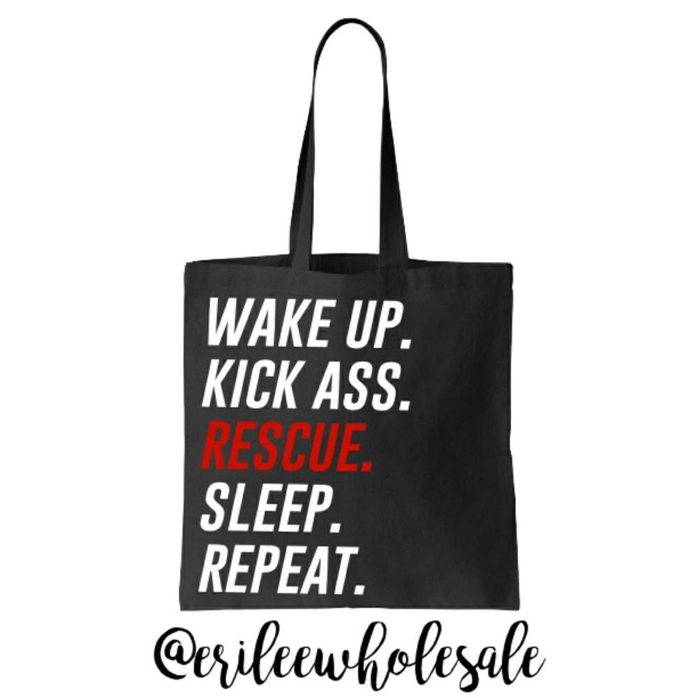 •Wholesale • Kick Ass Rescue Animals Tote Bag
