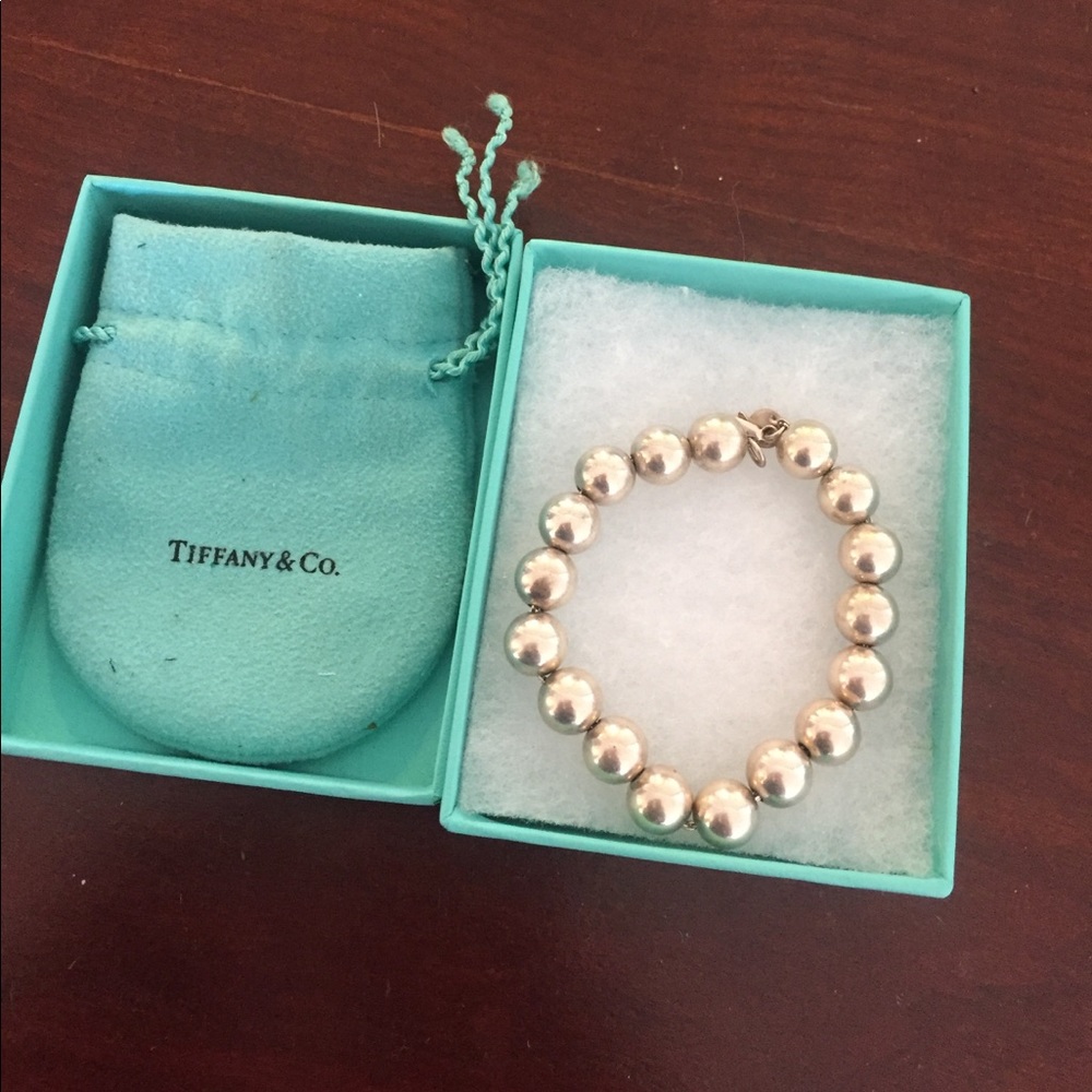 Authentic Tiffany bracelet  with box and pouch