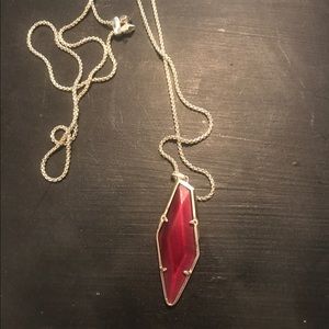 Kendra Scott Burgundy Illusion necklace