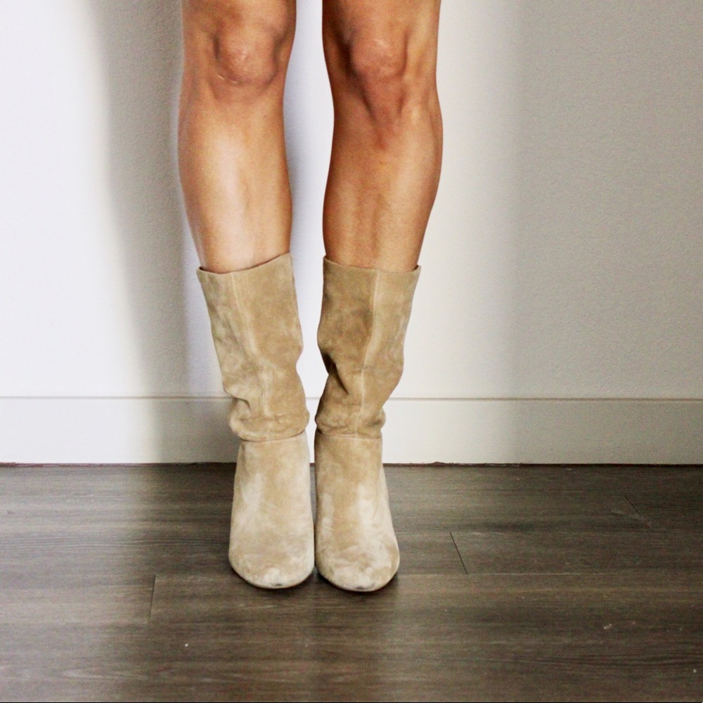 Banana Republic Tan Mid-Calf Boots