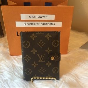 Authentic LV Agenda PM Monogram