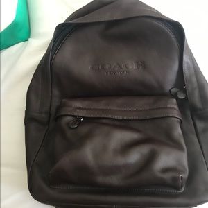 REDUCED PRICE!!//Coach Brown Leather Backpack