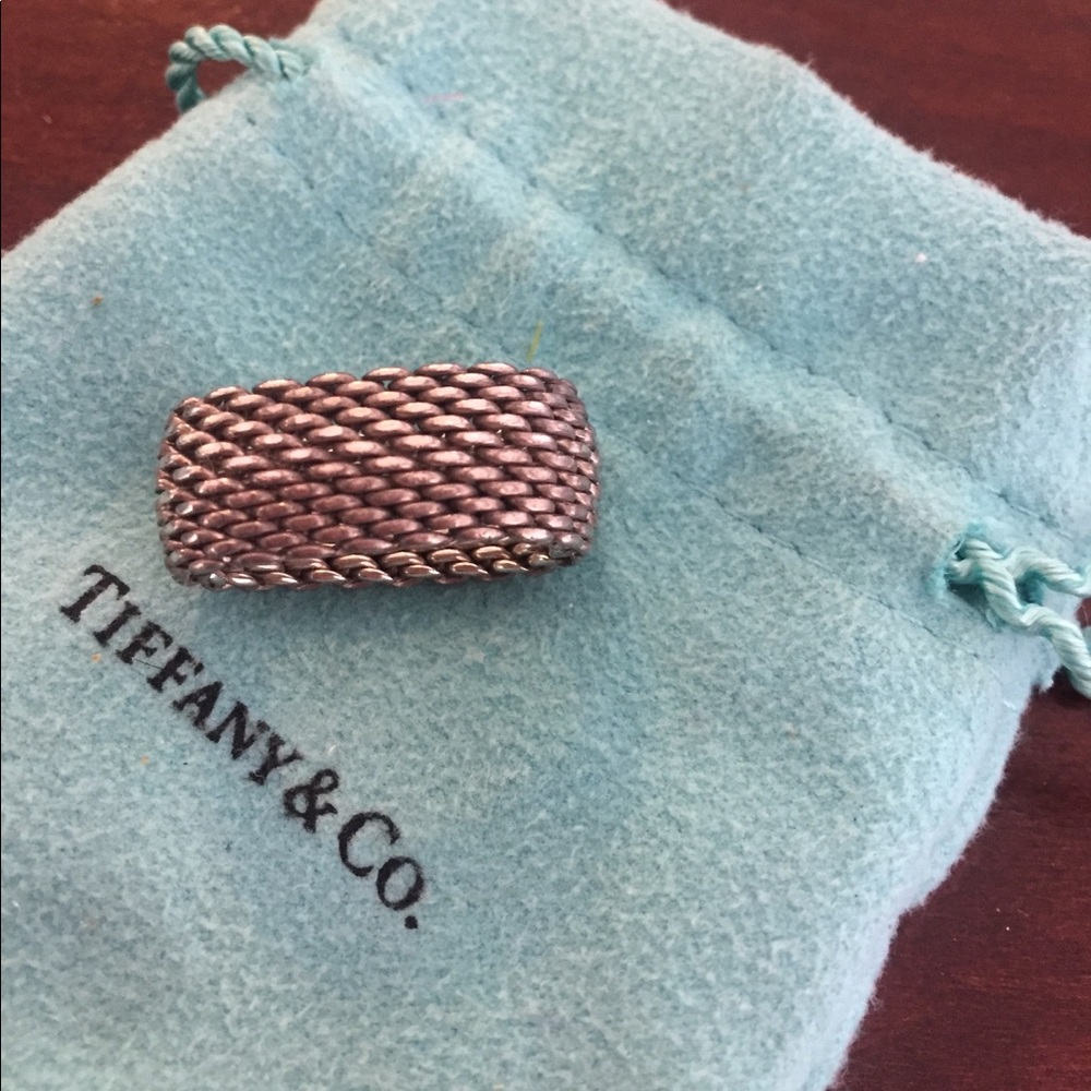 Authentic Tiffany mesh ring!