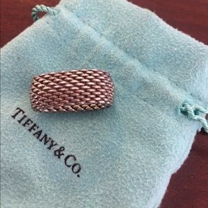 Authentic Tiffany mesh ring!