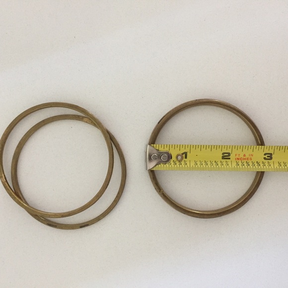 Set of 3 Vintage Bangle Bracelets - Picture 5 of 6