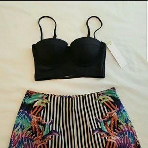 BCBGeneration bustier bathing suit top.