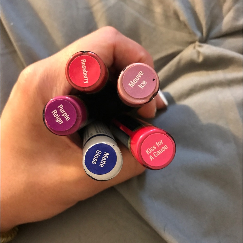 LIPSENSE TESTER LOT!  4 colors!  One matte gloss!