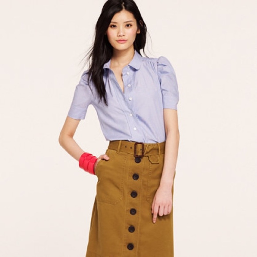 J.Crew Puff-Sleeve Popover.