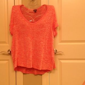 Short sleeved light weight knit top 3X