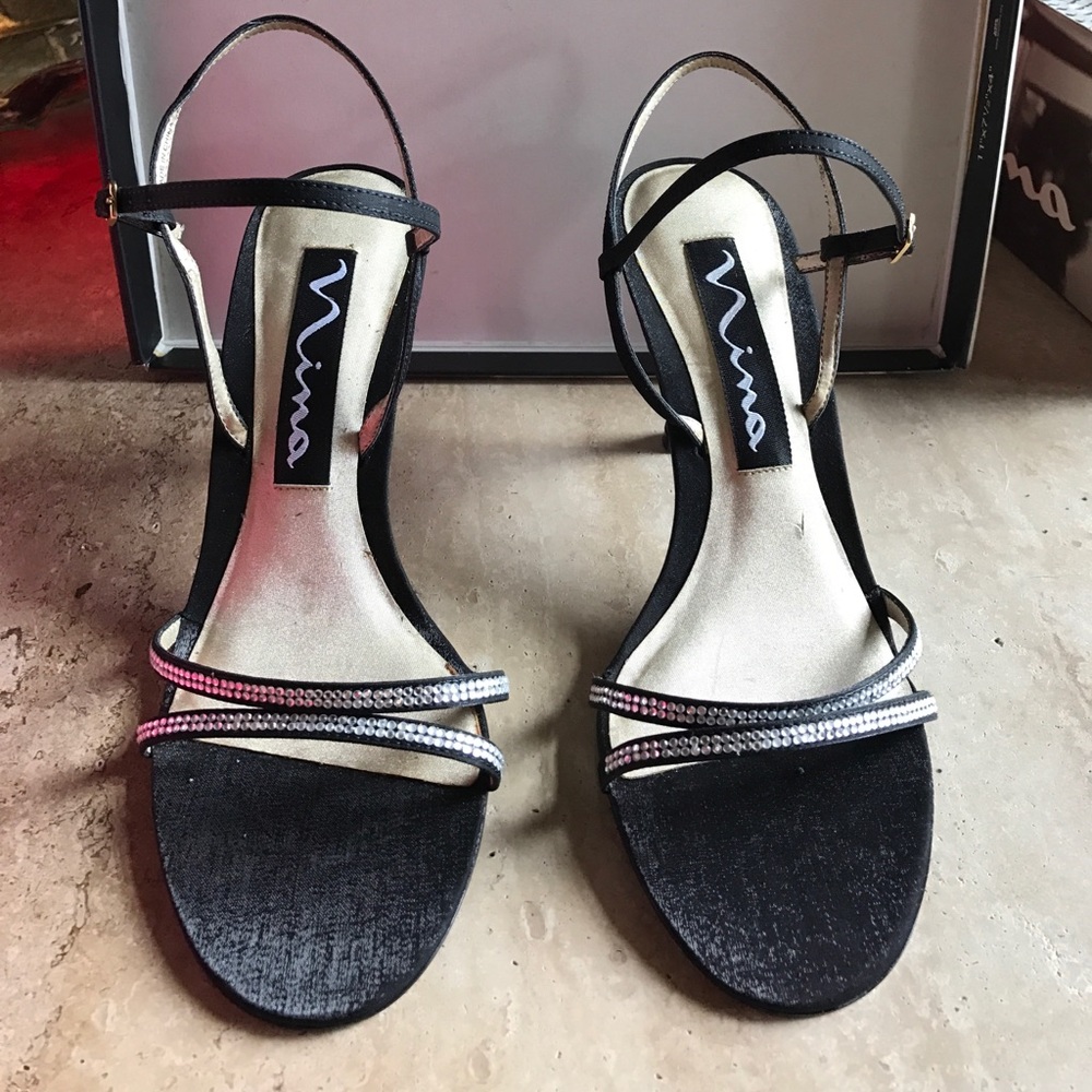 Black Nina Heels
