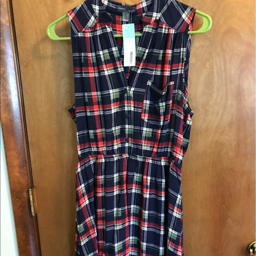 Market & Spruce Gil Plaid dress