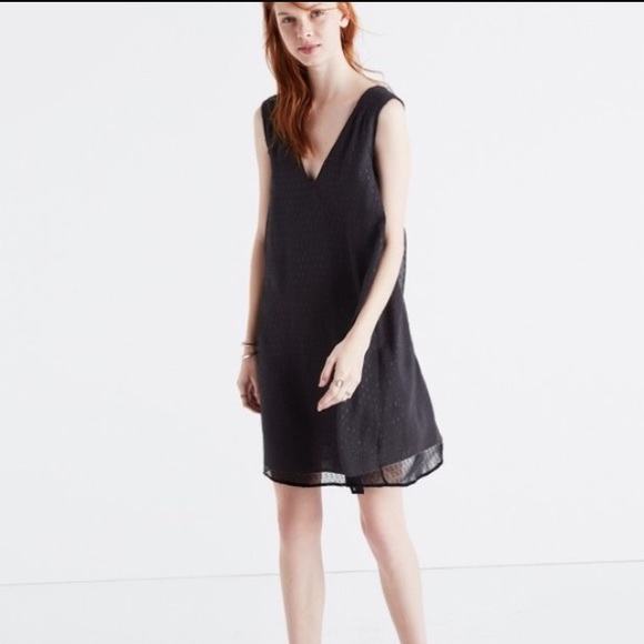 Black shift dress with subtle sparkle - Picture 1 of 4
