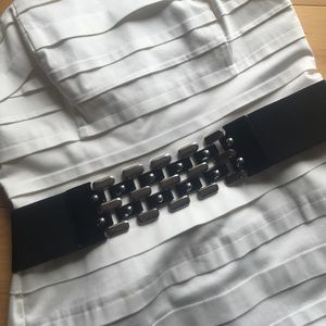 Dressy black belt from White House Black Market