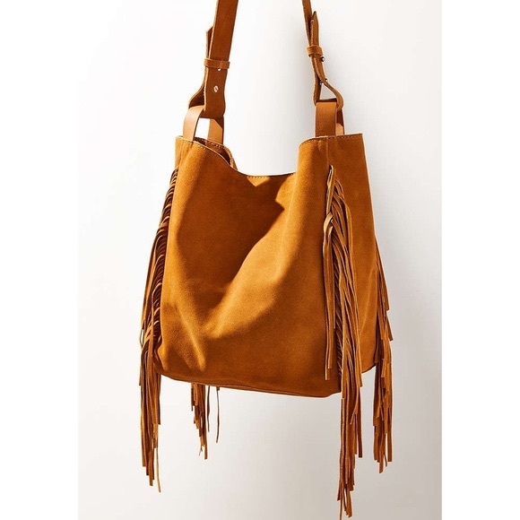 Urban Outfitters brown suede fringe bag - Picture 3 of 7