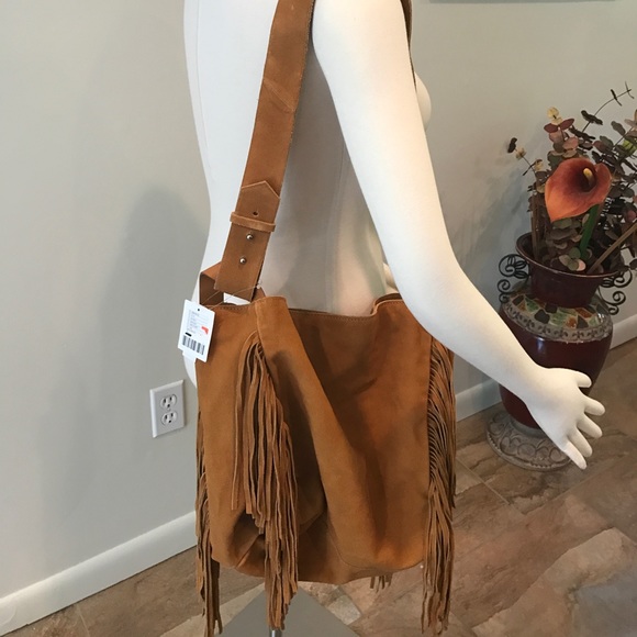 Urban Outfitters brown suede fringe bag - Picture 4 of 7
