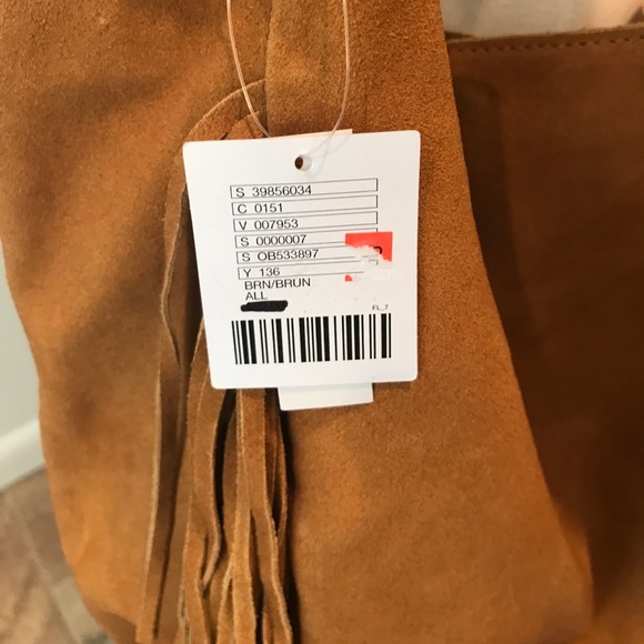 Urban Outfitters brown suede fringe bag - Picture 6 of 7