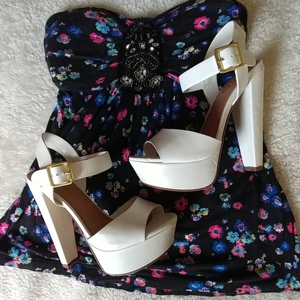 Charlotte Russe Retro Chunky Heels