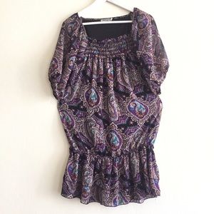 Floral dropwaist dress