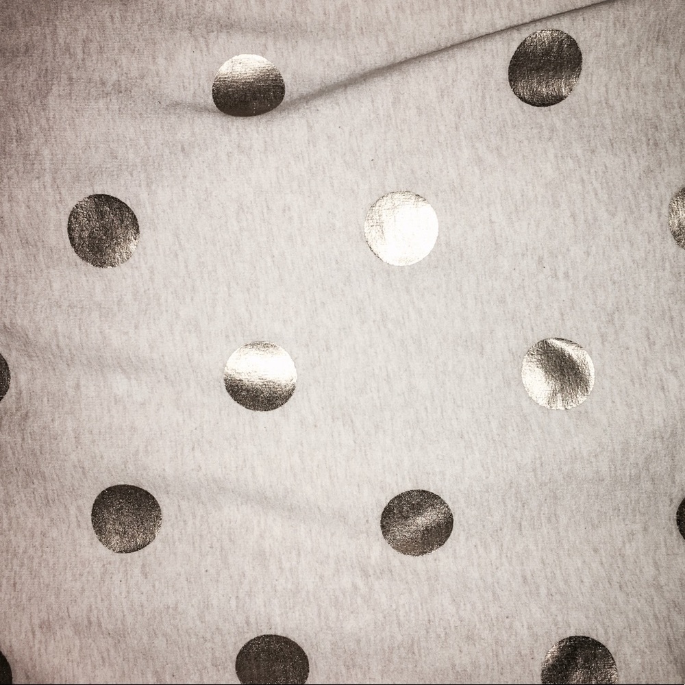 GOLD POLKA DOT SWEATER