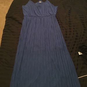 Charlotte Russe plus size royal blue maxi dress