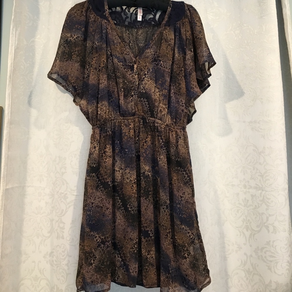 Brown Bohemian Dress