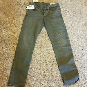 NWT Rag & Bone Slim Leg Gray Jeans 33x34