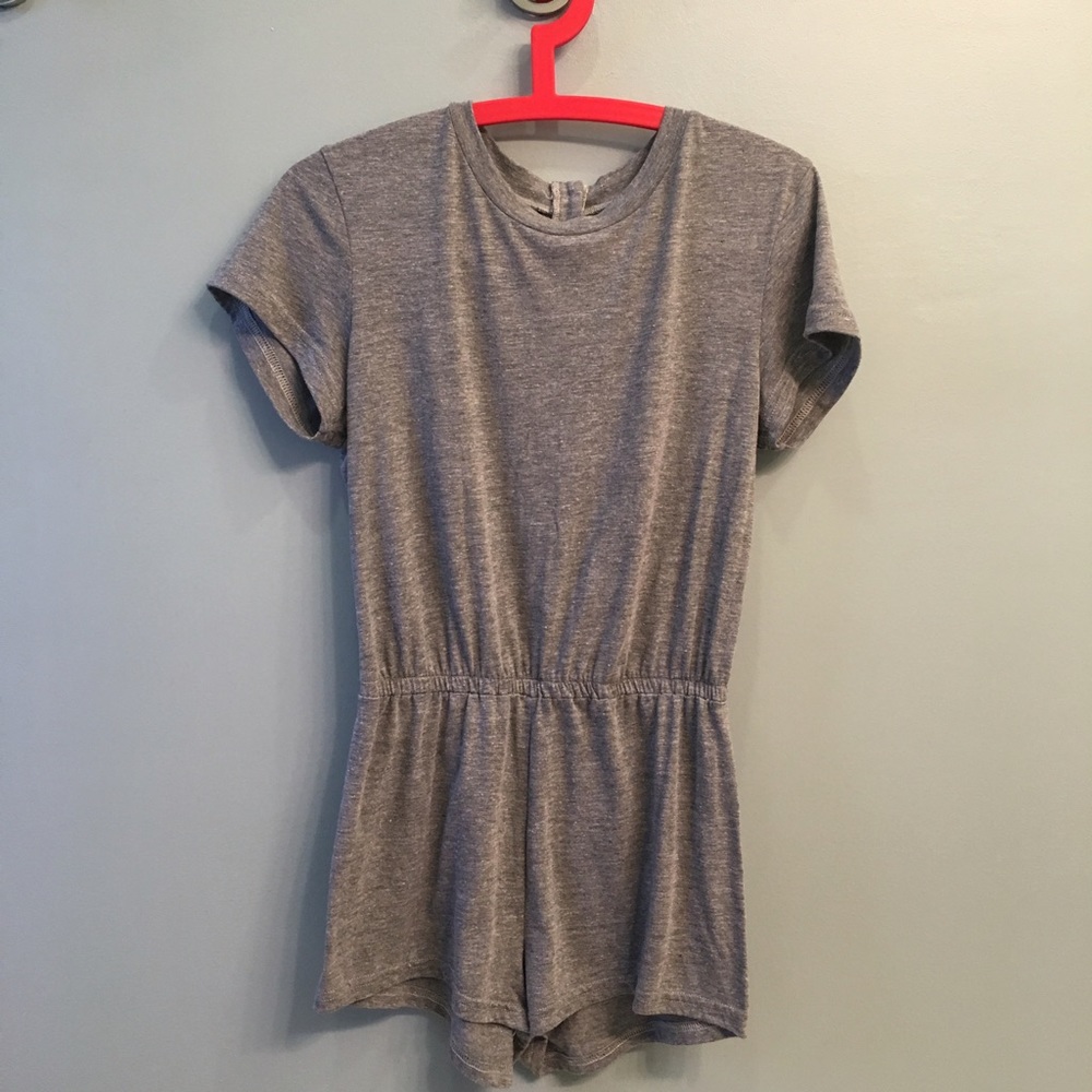 Grey T-Shirt Romper