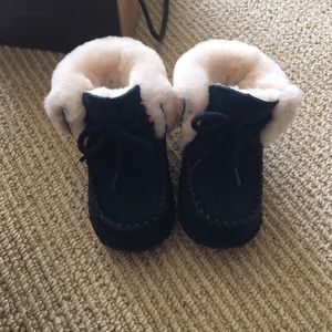 Baby navy blue Ugg Boots