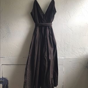 Gap wrap midi dress with pockets