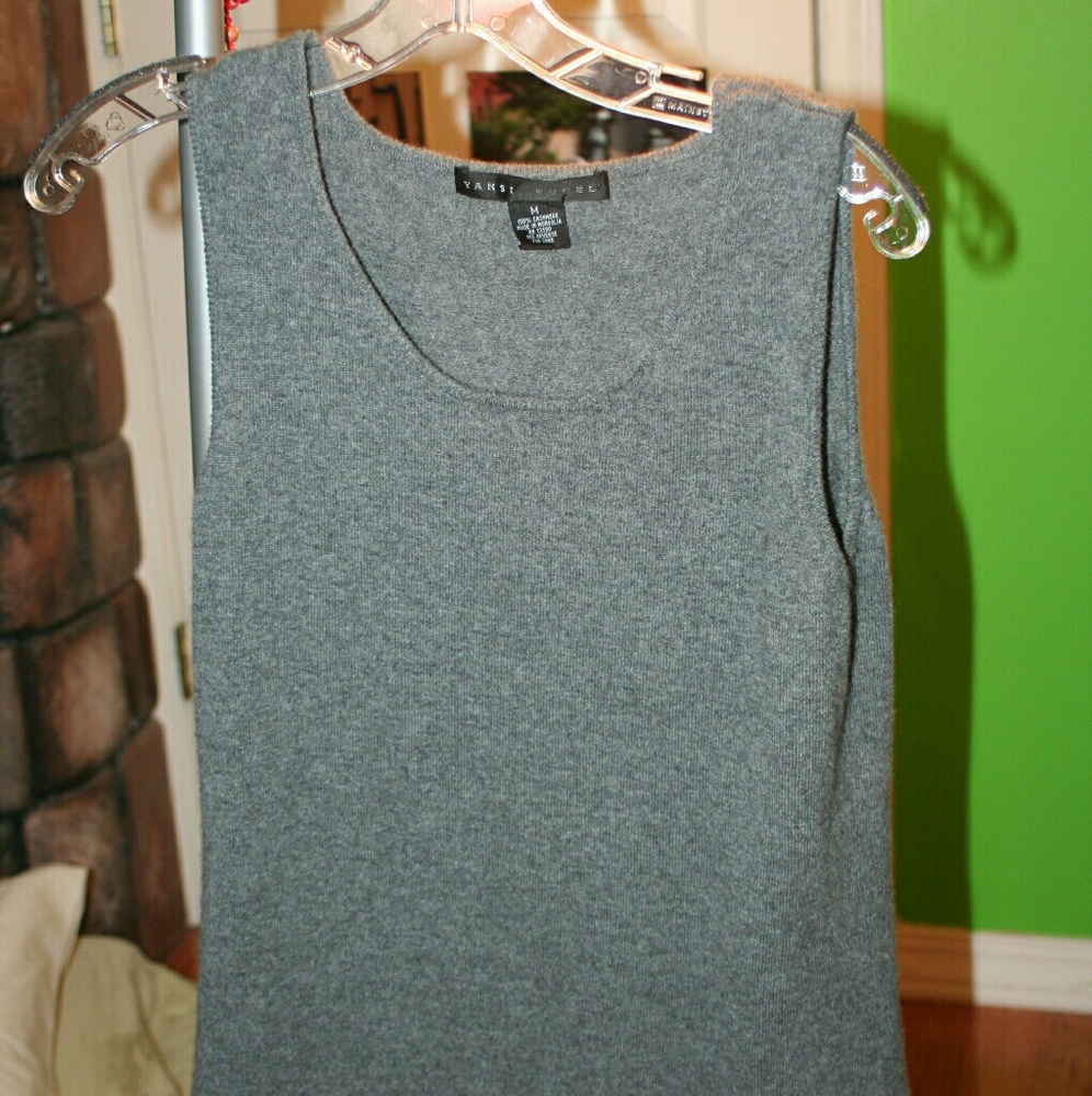 Gray Sweater Tank Top