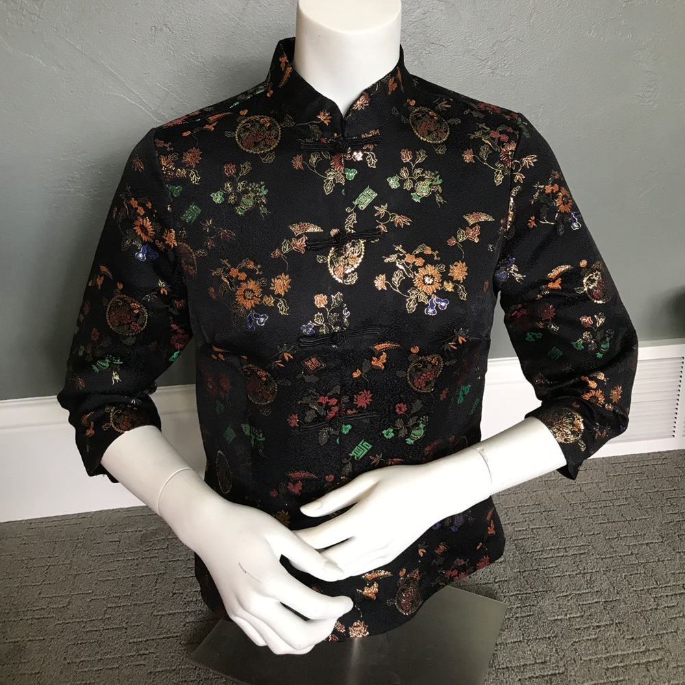 Mandarin style top