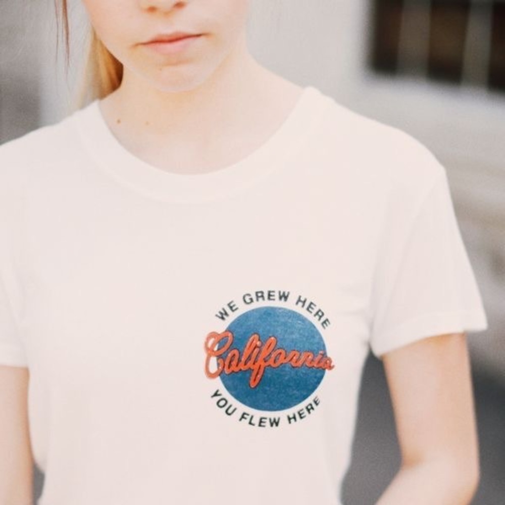 Brandy Melville We Grew Here You Flew Here Tee