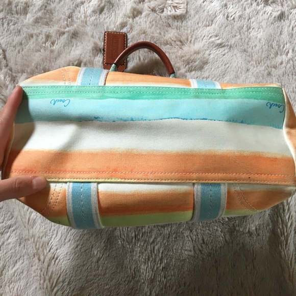 Striped Coach Bag - Picture 5 of 7