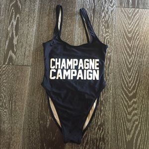 Private Party Swim S/M Champagne Campaign