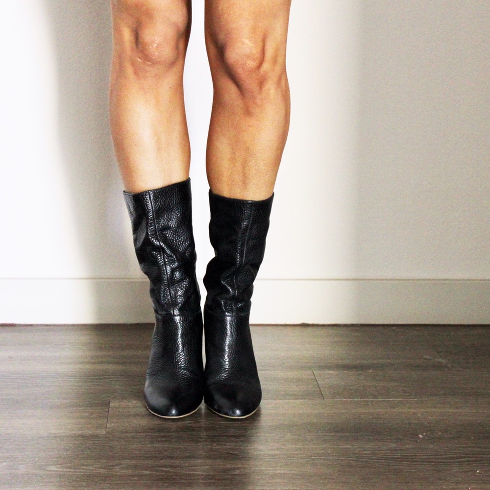Banana Republic Black Mid-Calf Boots