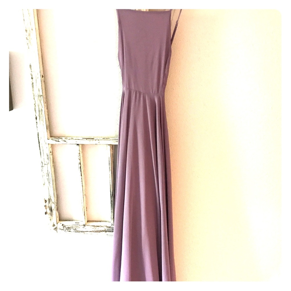 Lavender bridesmaid dress