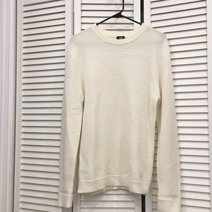 White Thermal Pullover
