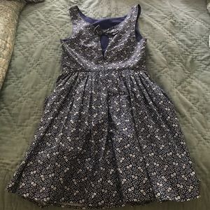 Jack Will's blue floral fit & flare dress