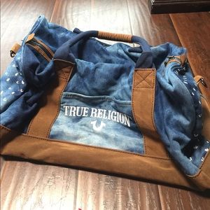 Denim true religion Brand duffel bag new with tags