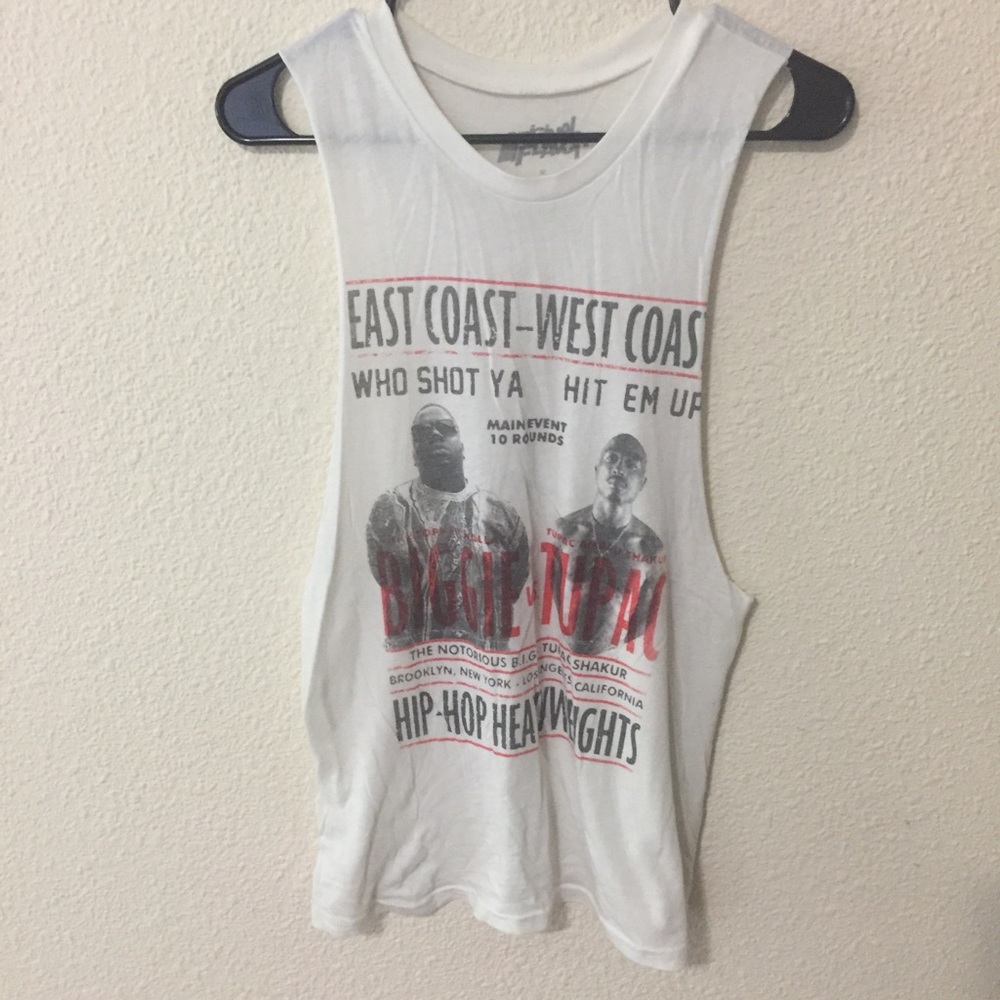 Biggie Tupac UO muscle tee