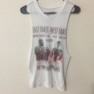 Biggie Tupac UO muscle tee